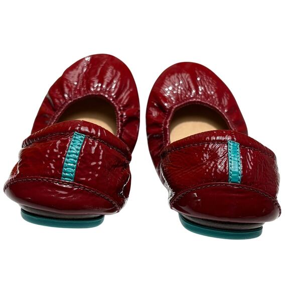 Tieks by Gavrieli RUBY RED PATENT 100% Leather Ballet Flats Shoes Size 7 $220 - Picture 6 of 14